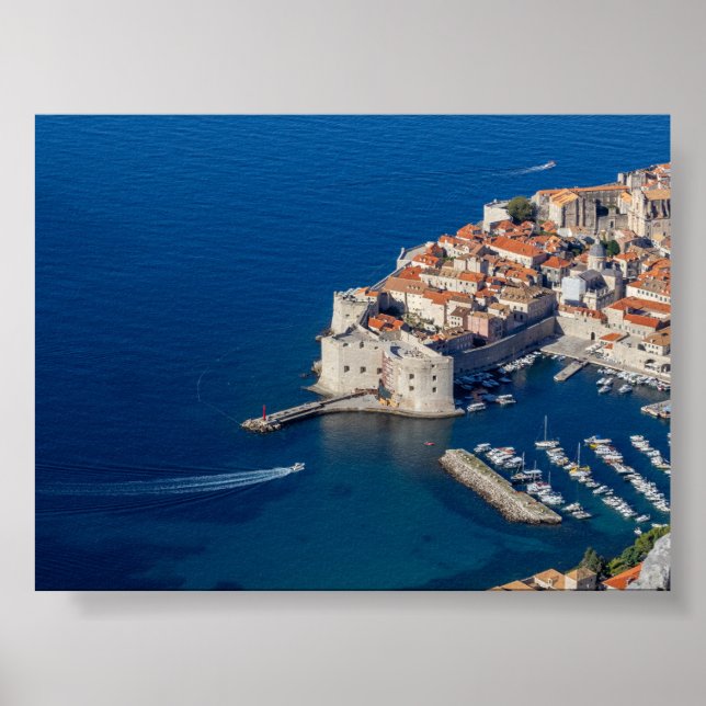 Póster vista de Dubrovnik (Frente)
