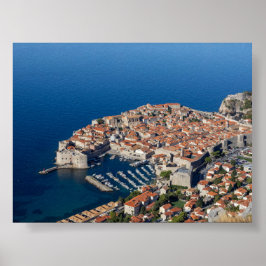 Póster Vista de Dubrovnik