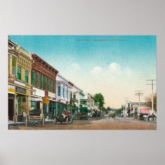 Póster Vista de East StreetHealdsburg, CA