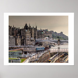 Póster Vista de Edimburgo