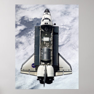 Póster Vista de Endeavor desde la Estación Espacial Inter