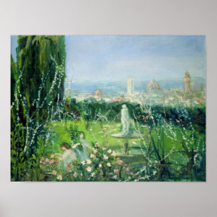 Póster Vista de Florencia, c.1909