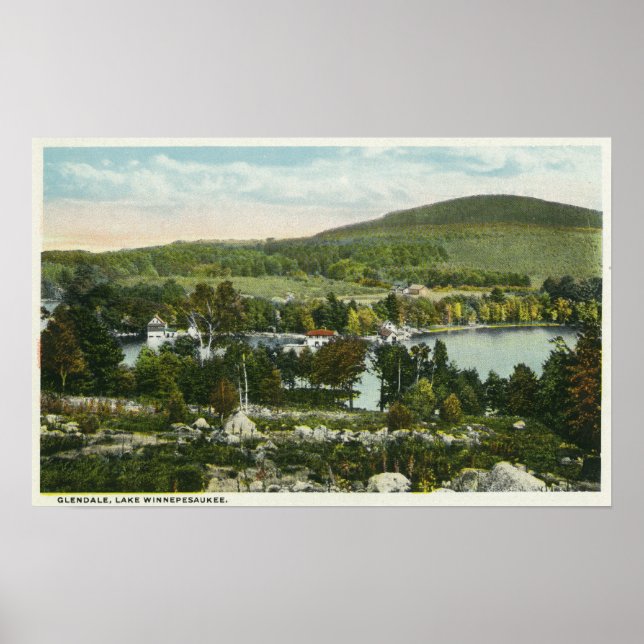 Póster Vista de Glendale (Frente)