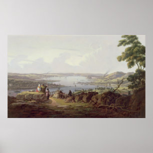 Póster Vista de Greenock, Escocia