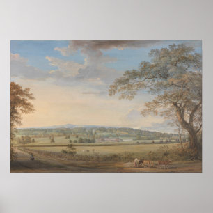 Póster Vista de inviernos en Boxley, Kent