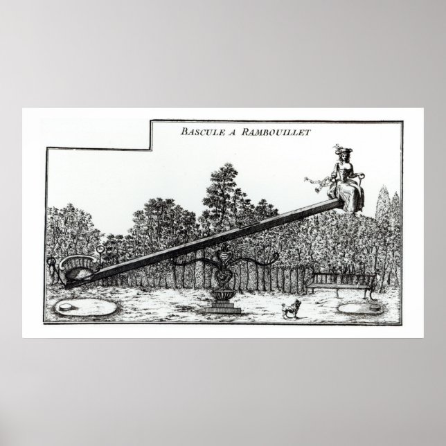 Póster Vista de jardín en Rambouillet, de 'Details des N (Frente)