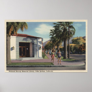 Póster Vista de la Biblioteca Memorial de Welwood Murray