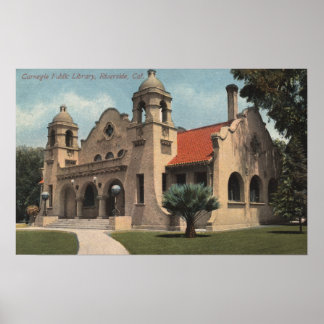 Póster Vista de la Biblioteca Pública Carnegie