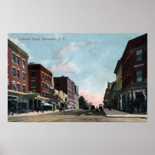 Póster Vista de la calle Granville
