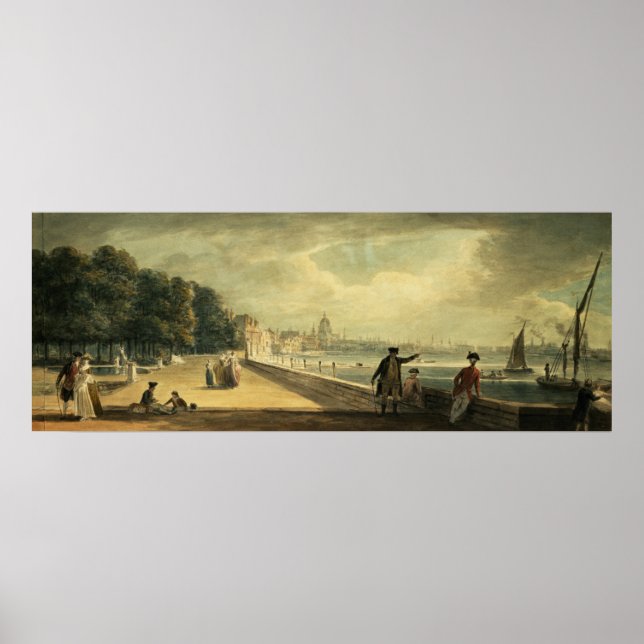 Póster Vista de la ciudad (Frente)