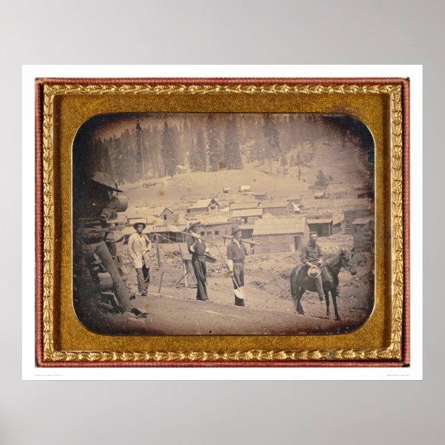 Póster Vista de la ciudad de Volcano, California (40214) (Frente)