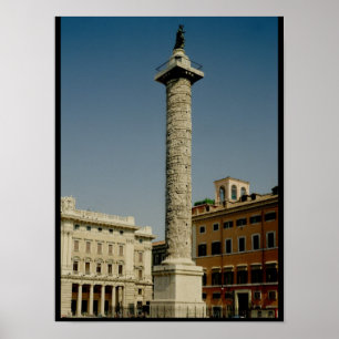Póster Vista de la columna de Trajan, ANUNCIO 113