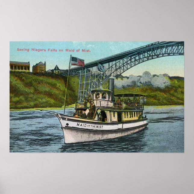 Póster Vista de la doncella del barco húmedo 2 (Frente)