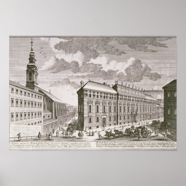 Póster Vista de la Dorotheergasse que muestra la (Frente)