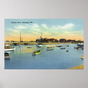 Póster Vista de la ensenada de Perkins