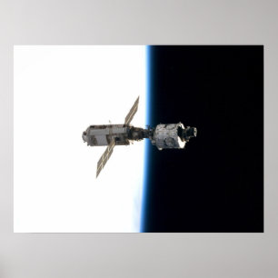 Póster Vista de la Estación Espacial Internacional desde