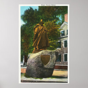 Póster Vista de la estatua de Roger Conant