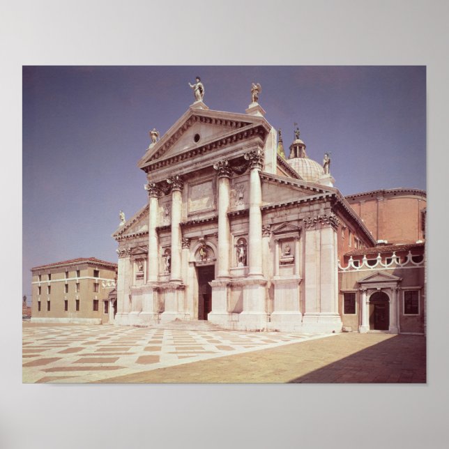 Póster Vista de la fachada, construida 1607-11 (Frente)