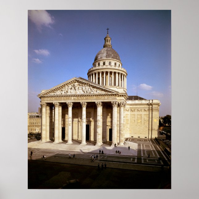 Póster Vista de la fachada, construida 1757-90 (Frente)