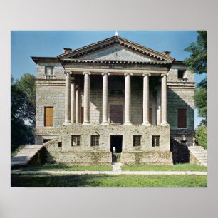 Póster Vista de la fachada principal, construida en 1559-