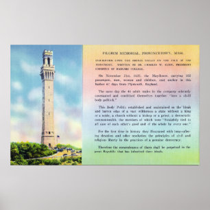 Póster Vista de la información conmemorativa y breve del
