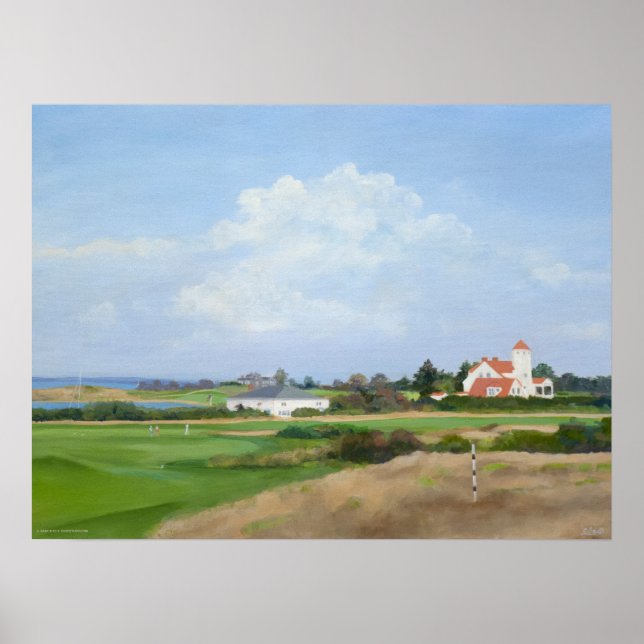 Póster Vista de la Isla de Fishers (Frente)