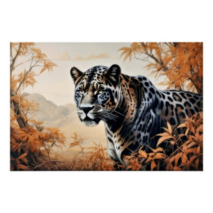 Póster Vista de la jungla
