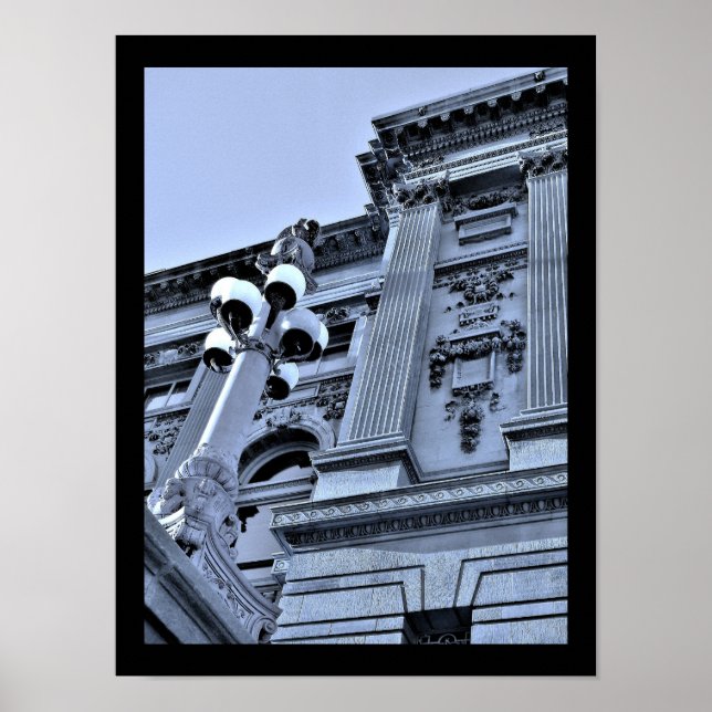 Póster Vista de la lámpara (Frente)