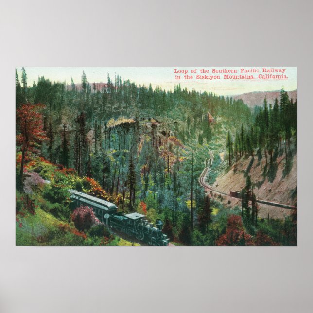 Póster Vista de la Loop Ferroviaria (Frente)