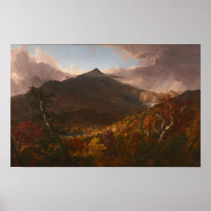 Póster Vista de la montaña Schroon, NY — Thomas Cole