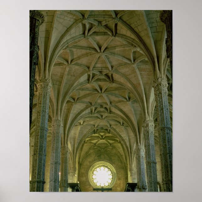 Póster Vista de la nave central (Frente)