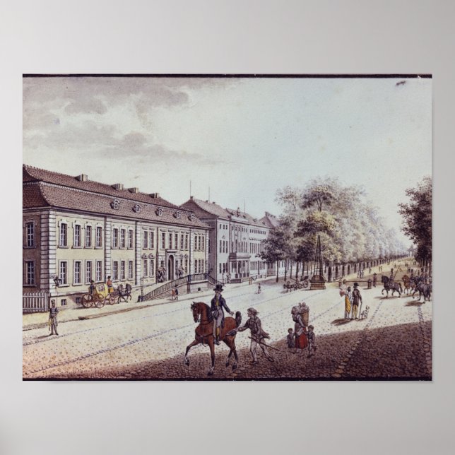 Póster Vista de la Ópera, Berlín (Frente)