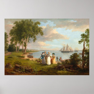 Póster Vista de la Poster Bella Artes de Delaware, Thomas