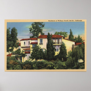 Póster Vista de la residencia de William Powell