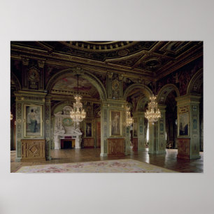 Póster Vista de la Salle des Arts, después de 1871