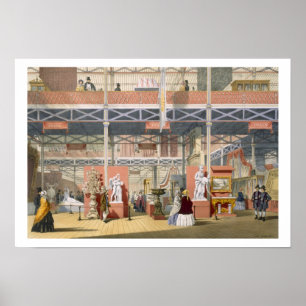 Póster Vista de la sección italiana de la Gran Exposición