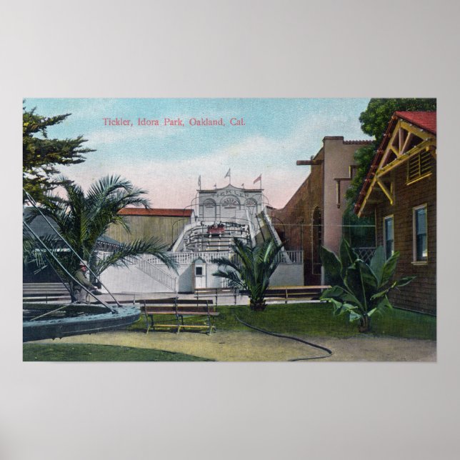 Póster Vista de la travesía en el parque Idora (Frente)