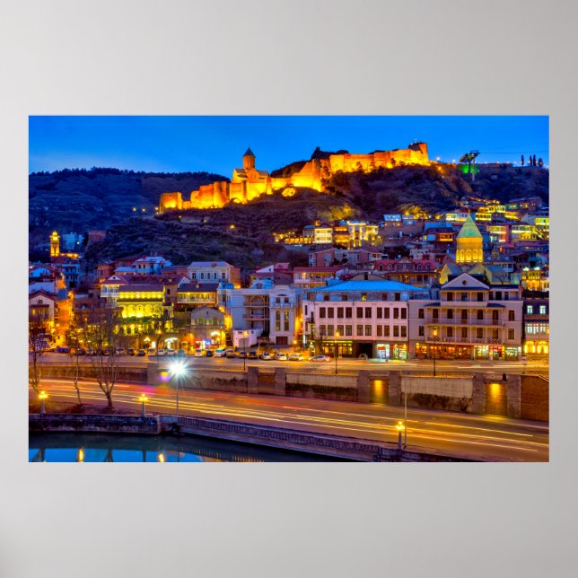 Póster Vista de la vieja Tiflis (Frente)