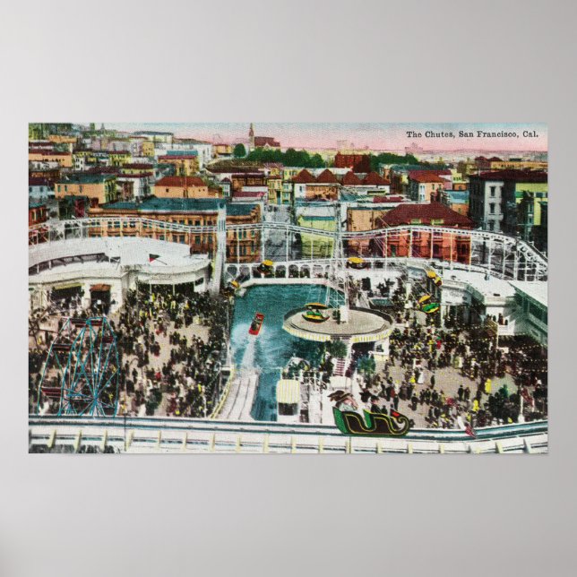 Póster Vista de las Chutes desde arriba # 2 (Frente)