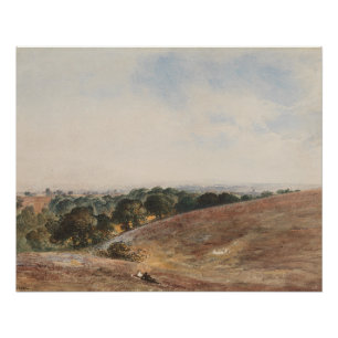 Póster Vista de las ciudades del sur - John Martin