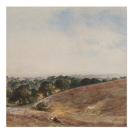 Póster Vista de las ciudades del sur - John Martin