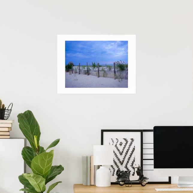 Póster Vista de las dunas del parque Seaside, agosto de 2 (Oficina en casa)