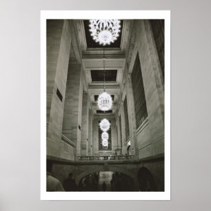 Póster Vista de las lámparas (foto b/w)