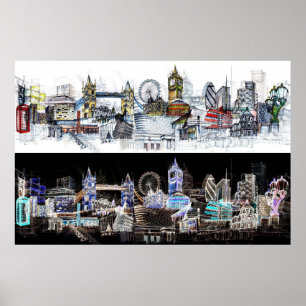 Póster Vista de Londres