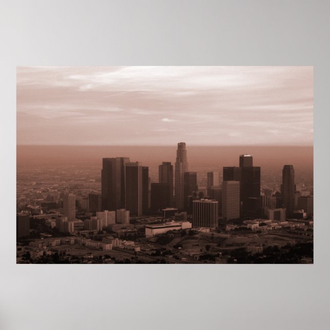 Póster Vista de Los Ángeles (Frente)