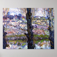 Vista de los Arles, huertos floridos (1889) Van Go