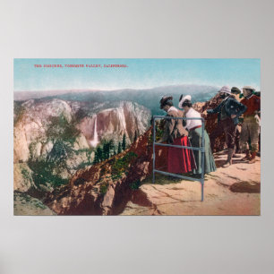 Póster Vista de los Femisres y el Valle Yosemite