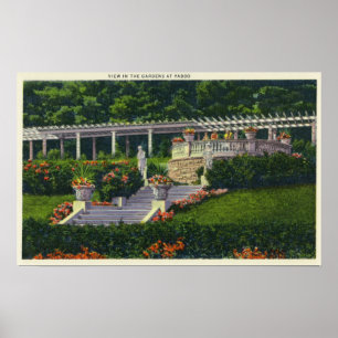 Póster Vista de los jardines en Yaddo