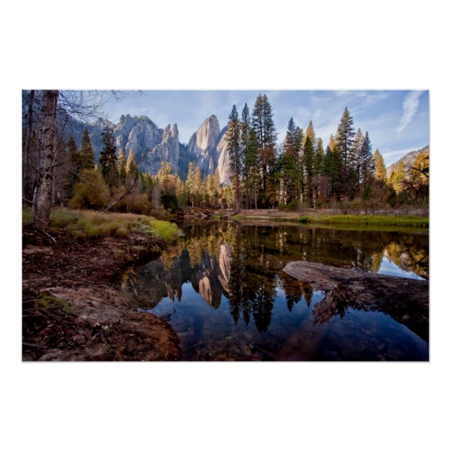 Póster Vista de los picos de la catedral (Anverso)