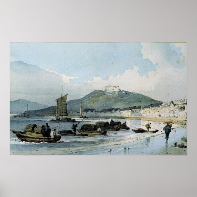 Póster Vista de Macao, China (Frente)